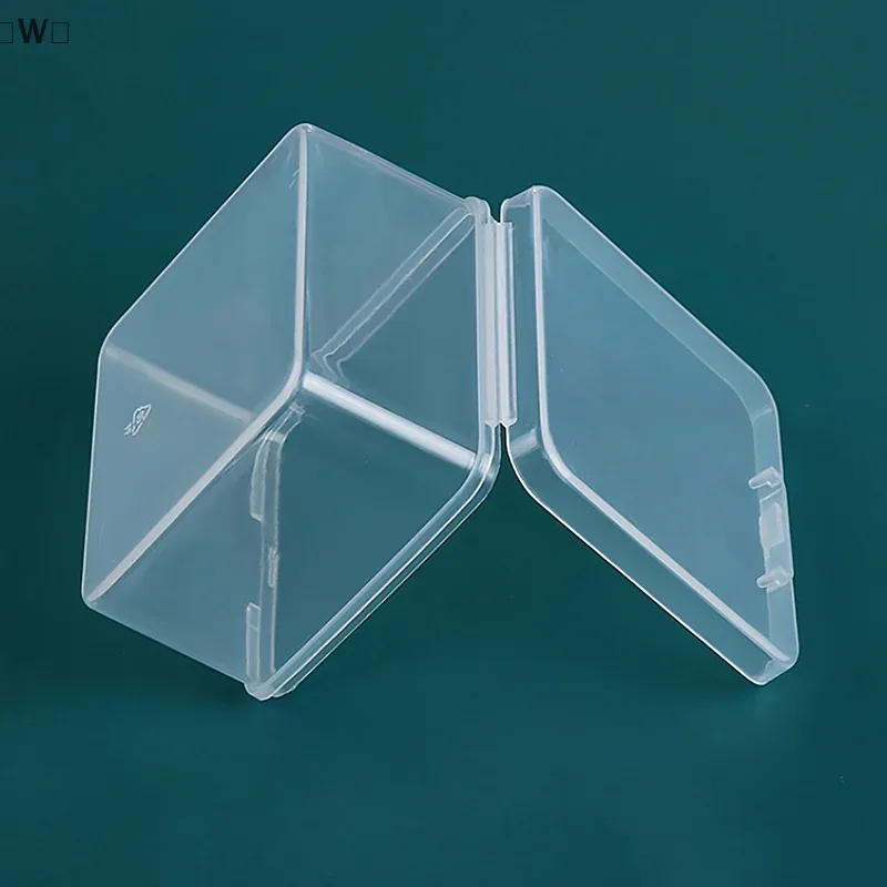 Boîte de rangement carrée transparente pour perles et petits accessoires - Image 3