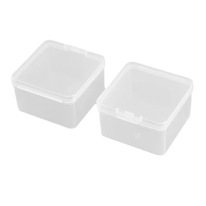 Boîte de rangement carrée transparente pour perles et petits accessoires - Image 5