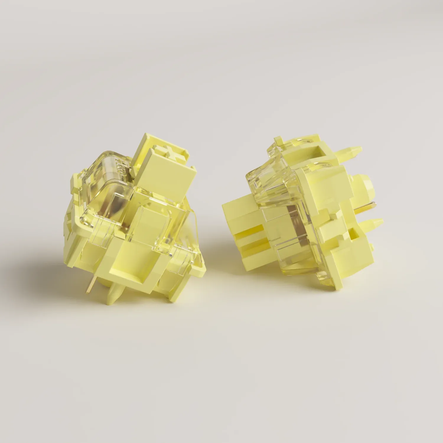 Akko V3 Pro Cream Yellow - Switches Linéaires, Tige Anti-Poussière, 5 Broches, 50gf, 45 pièces - Image 6