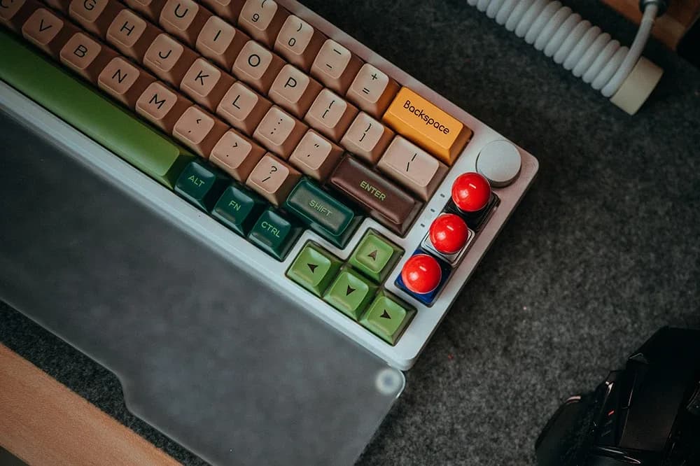 Touche Artisan ESC Joystick Rétro pour Clavier Mécanique - Base CNC pour Switchs MX - Image 4