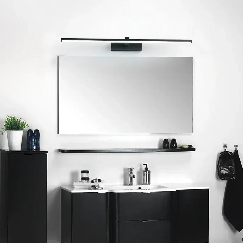 Applique murale LED moderne en aluminium pour miroir HOHardwares - 3 couleurs - Image 3