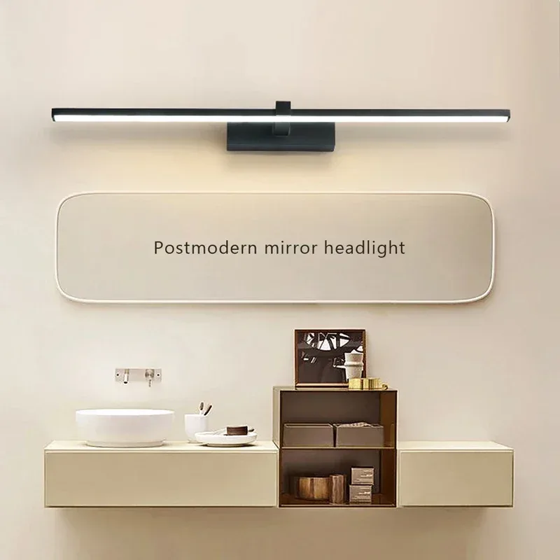 Applique murale LED moderne en aluminium pour miroir HOHardwares - 3 couleurs - Image 2
