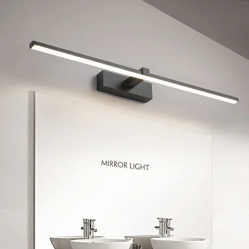 Applique murale LED moderne en aluminium pour miroir HOHardwares - 3 couleurs - Image 1