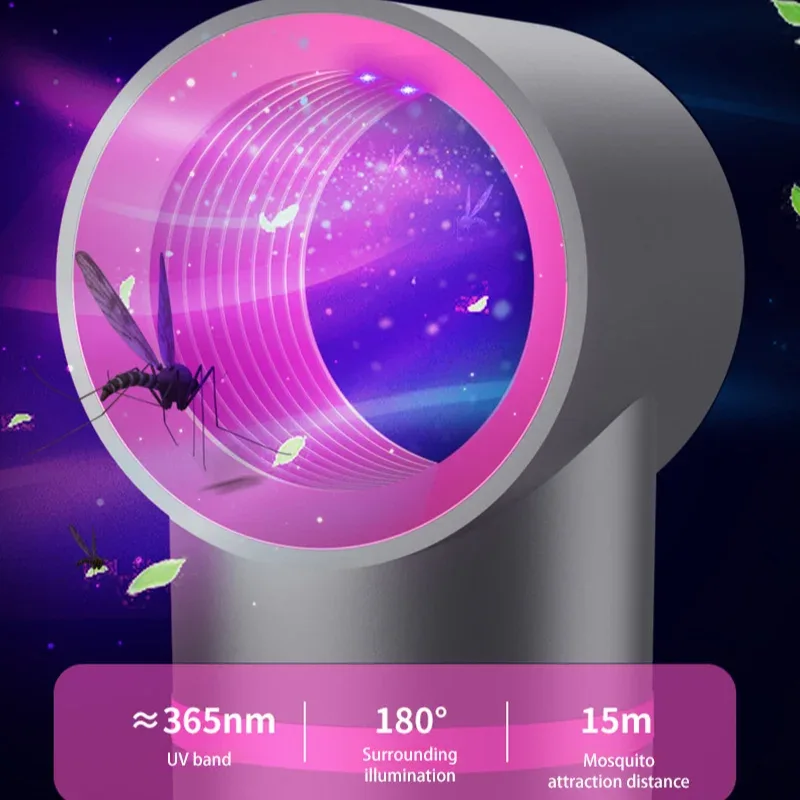 Lampe Anti-Moustique Électrique USB - Piège à Insectes Portable et Silencieux slide 6