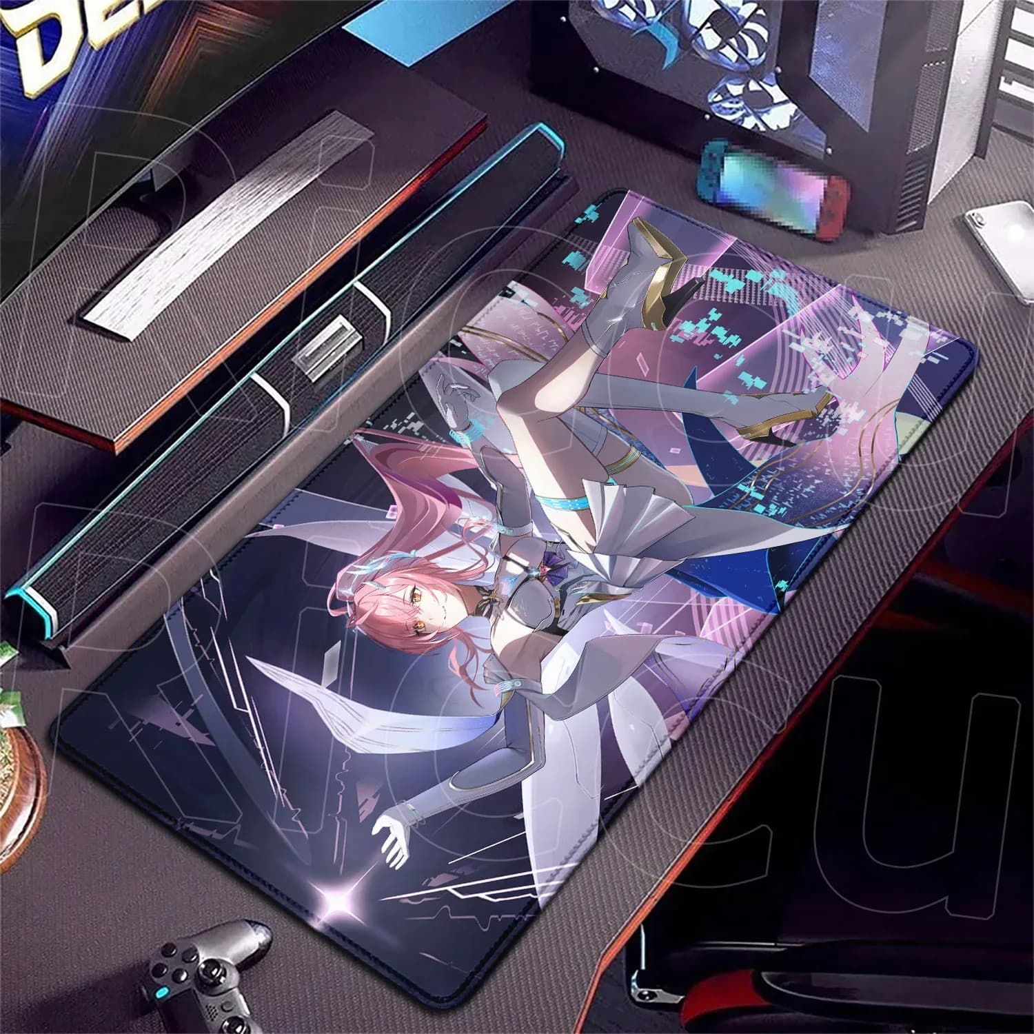 Tapis de souris gaming XXL Wuthering Waves - Aemeath - Impression HD slide 16