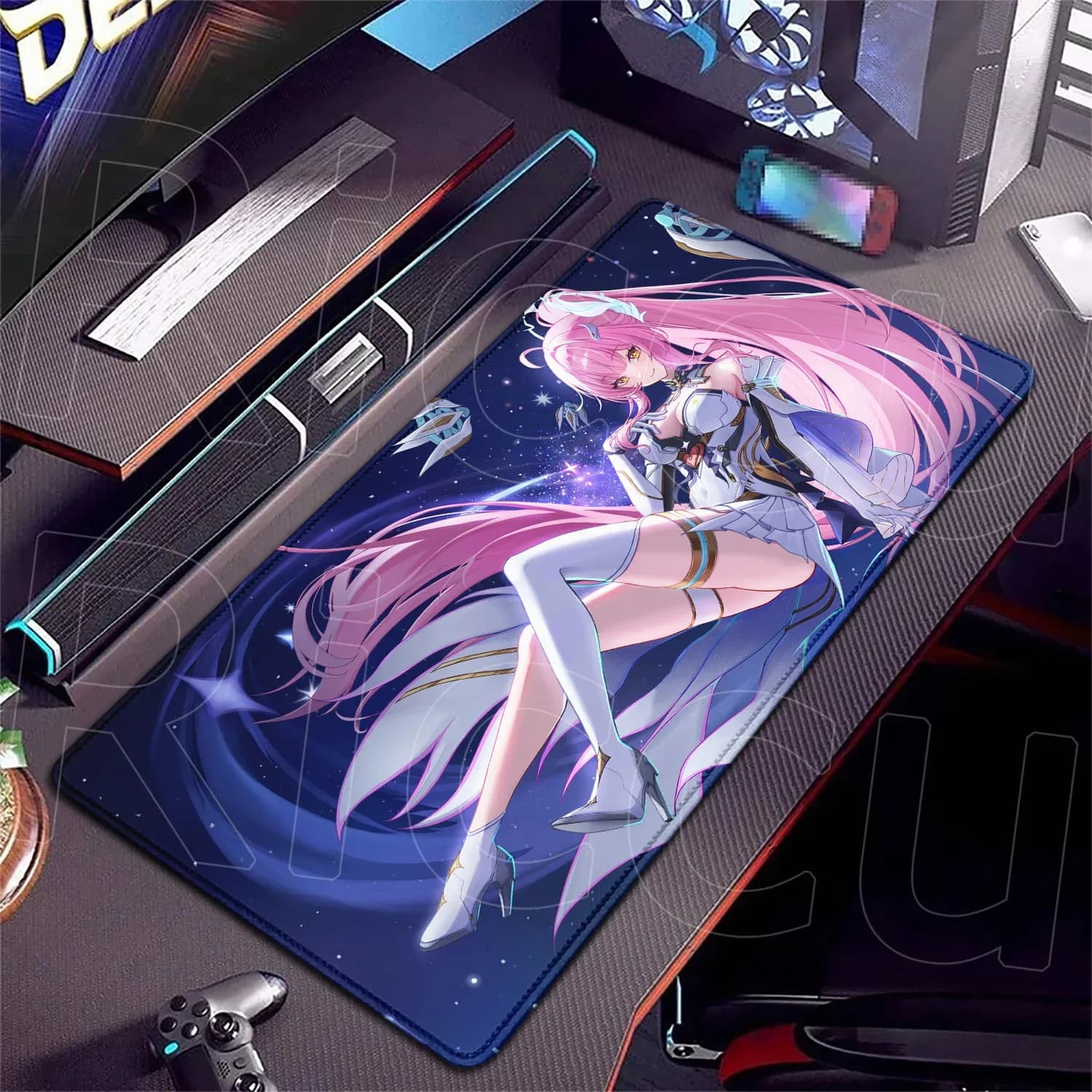 Tapis de souris gaming XXL Wuthering Waves - Aemeath - Impression HD slide 22