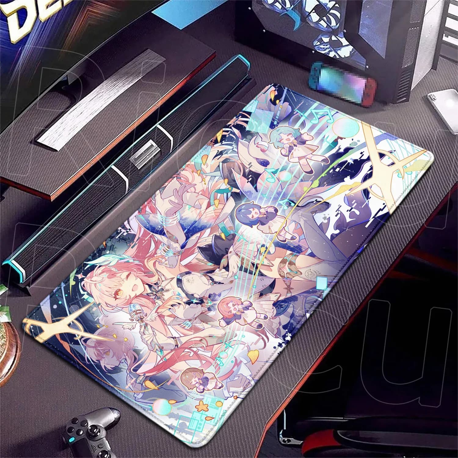 Tapis de souris gaming XXL Wuthering Waves - Aemeath - Impression HD slide 19