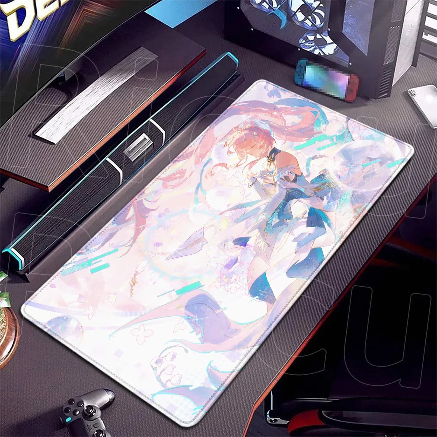 Tapis de souris gaming XXL Wuthering Waves - Aemeath - Impression HD slide 18
