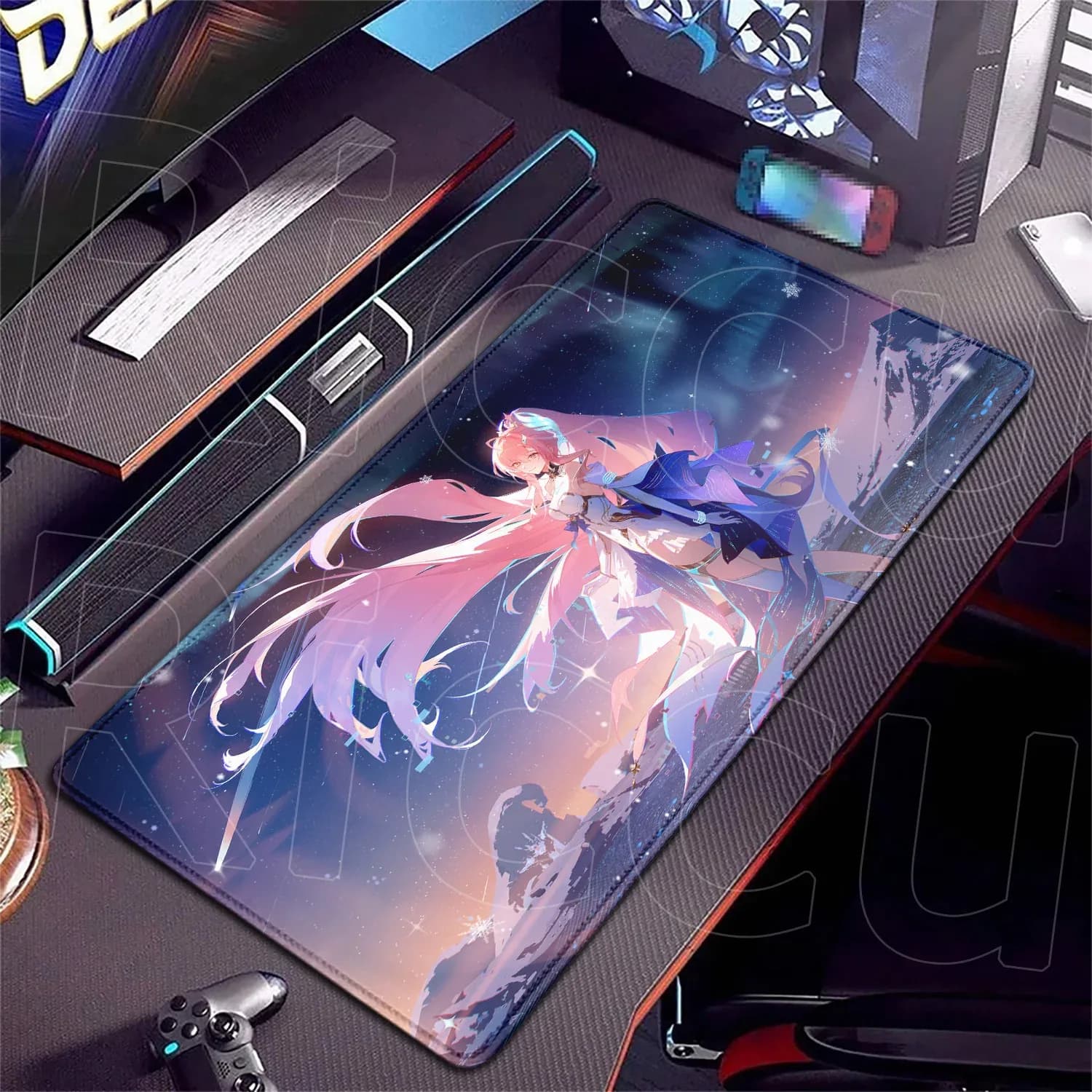 Tapis de souris gaming XXL Wuthering Waves - Aemeath - Impression HD slide 13