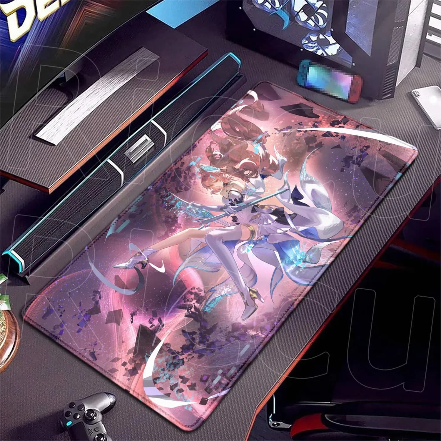 Tapis de souris gaming XXL Wuthering Waves - Aemeath - Impression HD slide 12