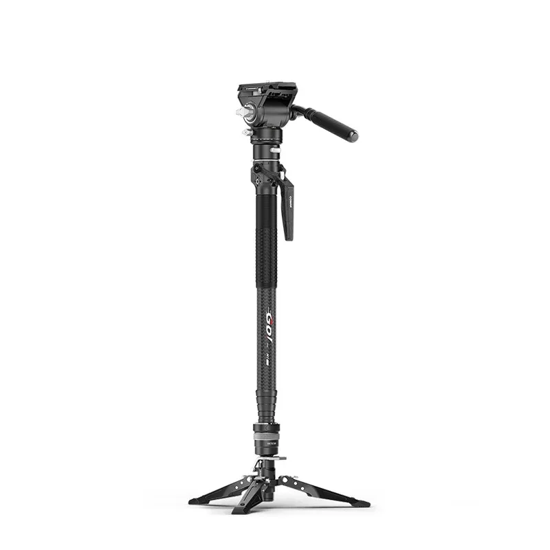 Trépied de voyage monopode COMAN M1 PRO V5 en fibre de carbone avec plateau rapide slide 8