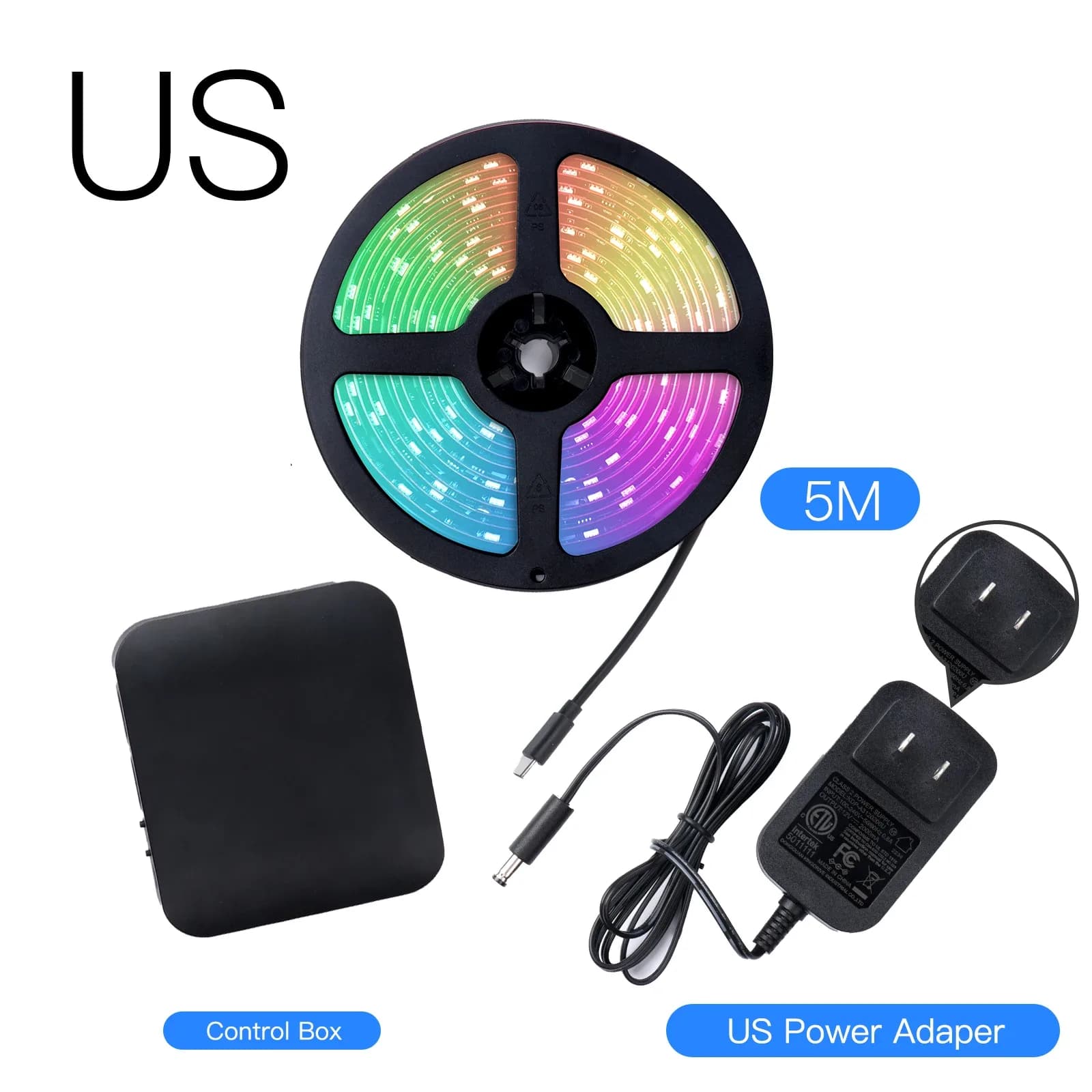 MOES Kit de Rétroéclairage TV Intelligent avec Boîtier de Synchronisation HDMI 2.0 et Ruban LED slide 7