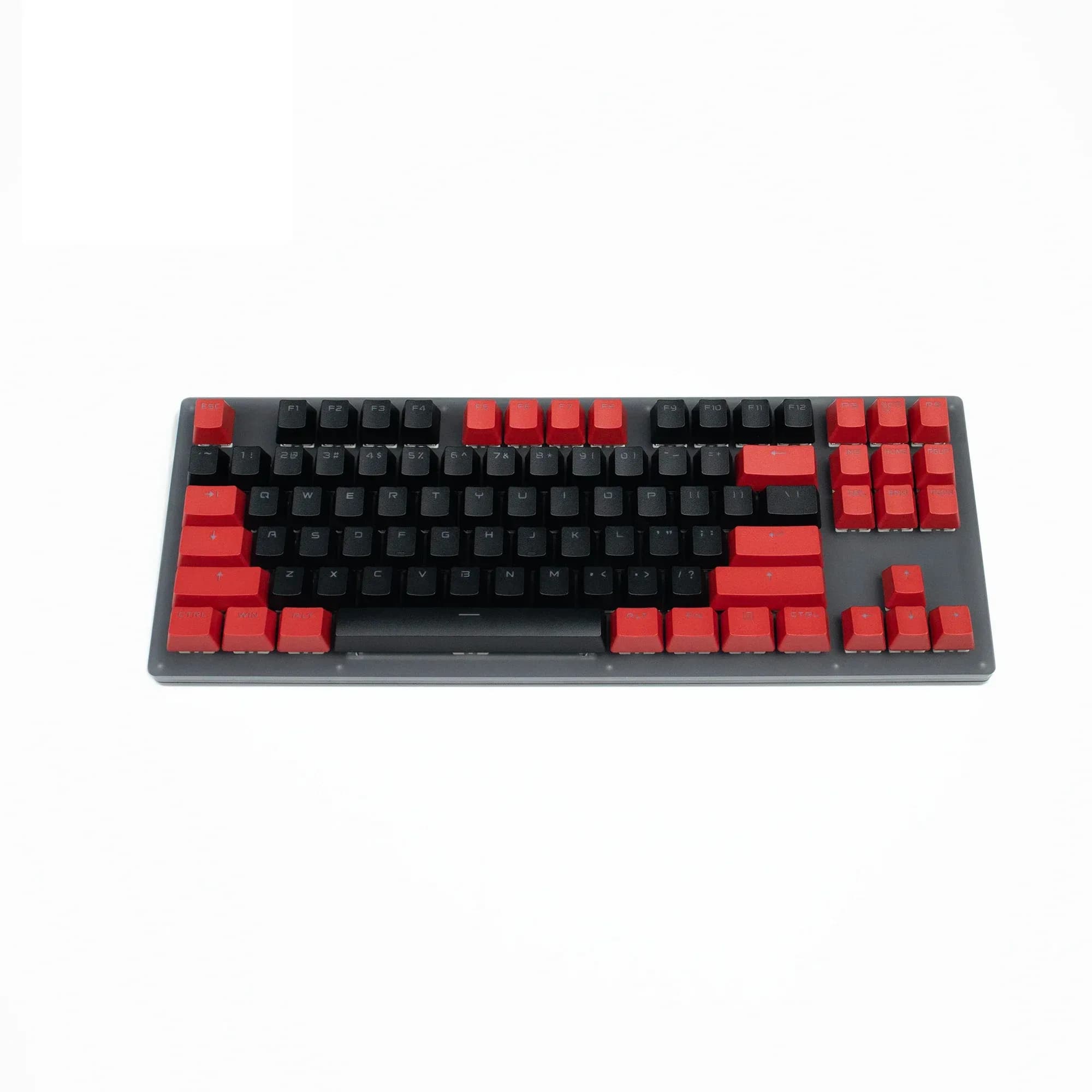 Set de 104 touches PBT double injection - Profil OEM - Blanc et Cyan - Rétroéclairé - Image 6