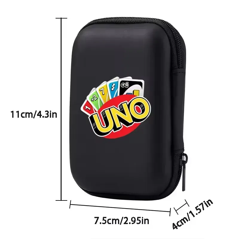 Étui de rangement zippé pour cartes UNO avec mousqueton slide 3