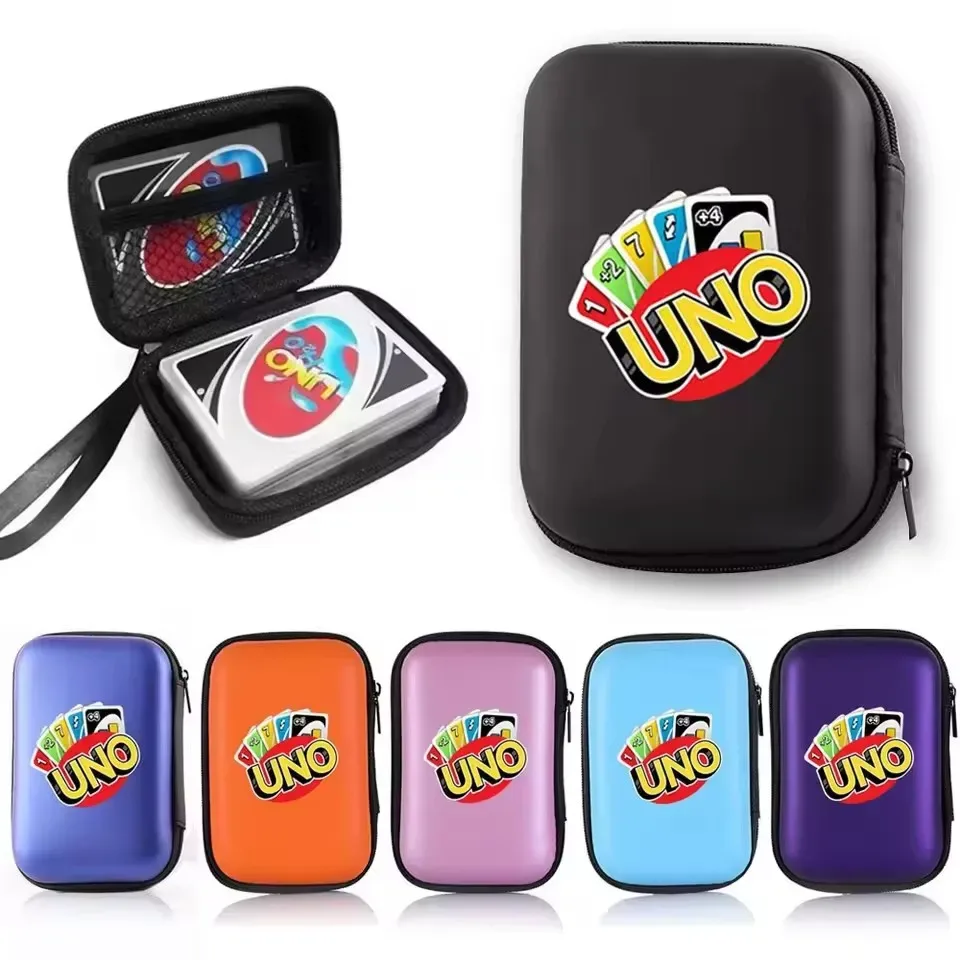 Étui de rangement zippé pour cartes UNO avec mousqueton slide 2