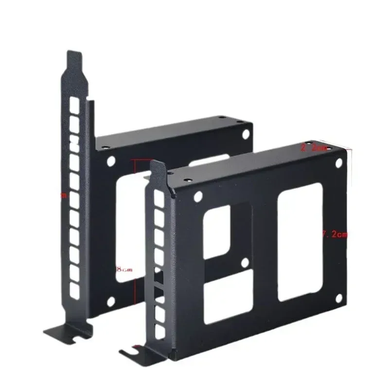 Support d'extension métallique pour disque dur 2,5 pouces et carte graphique PCI - Image 1