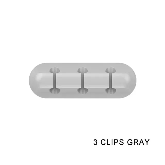 Organisateur de câbles en silicone avec clips de gestion auto-adhésifs slide 18