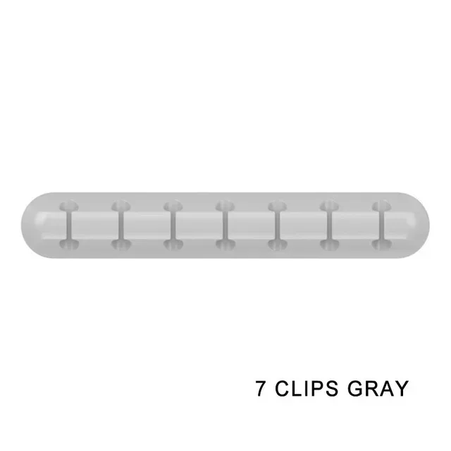 Organisateur de câbles en silicone avec clips de gestion auto-adhésifs slide 20
