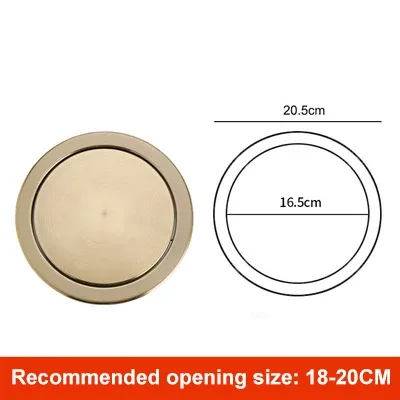 Couvercle de poubelle encastrable pivotant en acier inoxydable slide 10