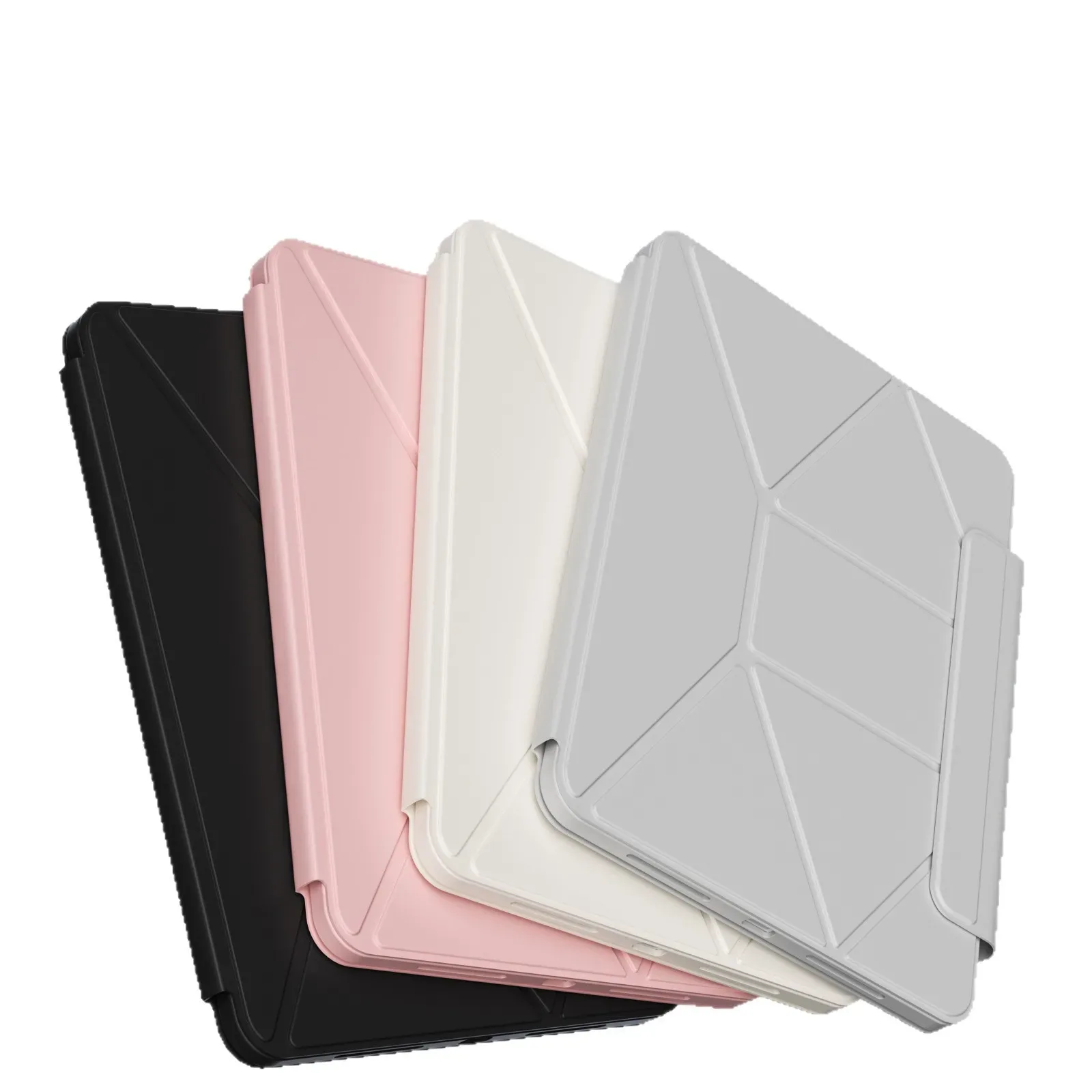 Étui magnétique ZOYU avec support réglable en hauteur et dos transparent pour iPad - Image 6