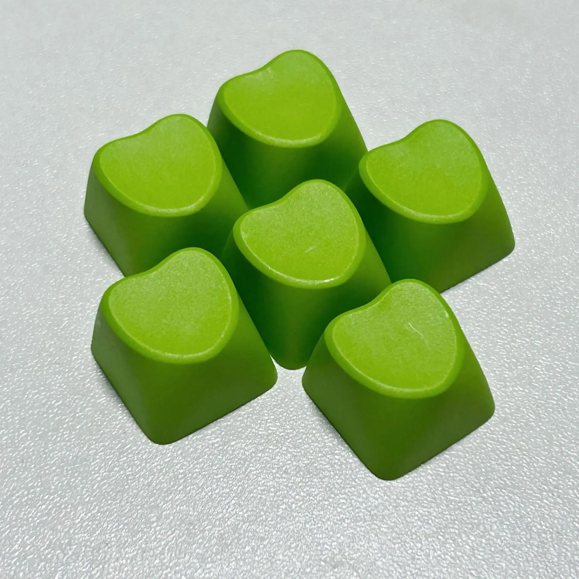 Lot de 10/20 Keycaps Vierges en PBT Épais - Forme de Cœur - Profil R4 (Switches MX) slide 11