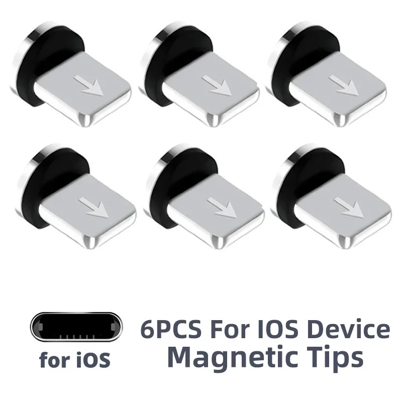 Lot de 6 embouts magnétiques de rechange (Micro USB, USB-C, Lightning) slide 9
