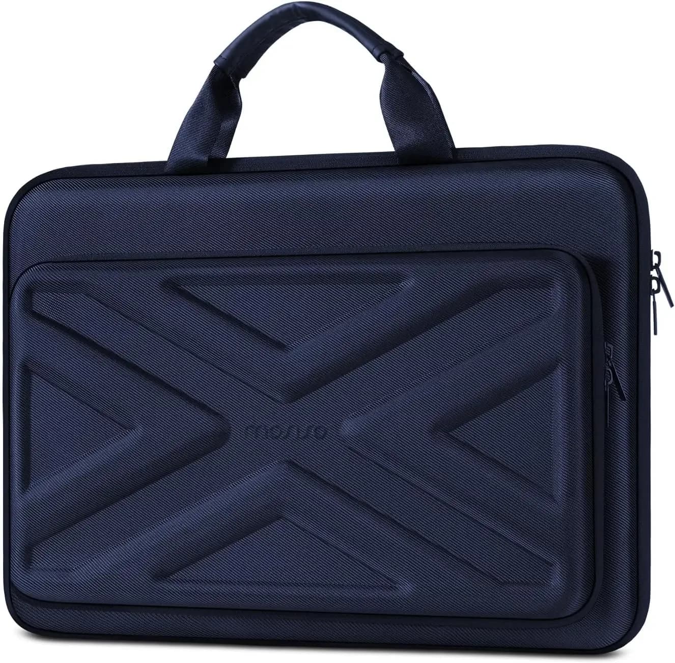Sacoche rigide MOSISO pour ordinateur portable 15 à 18 pouces avec poche avant et bandoulière slide 14