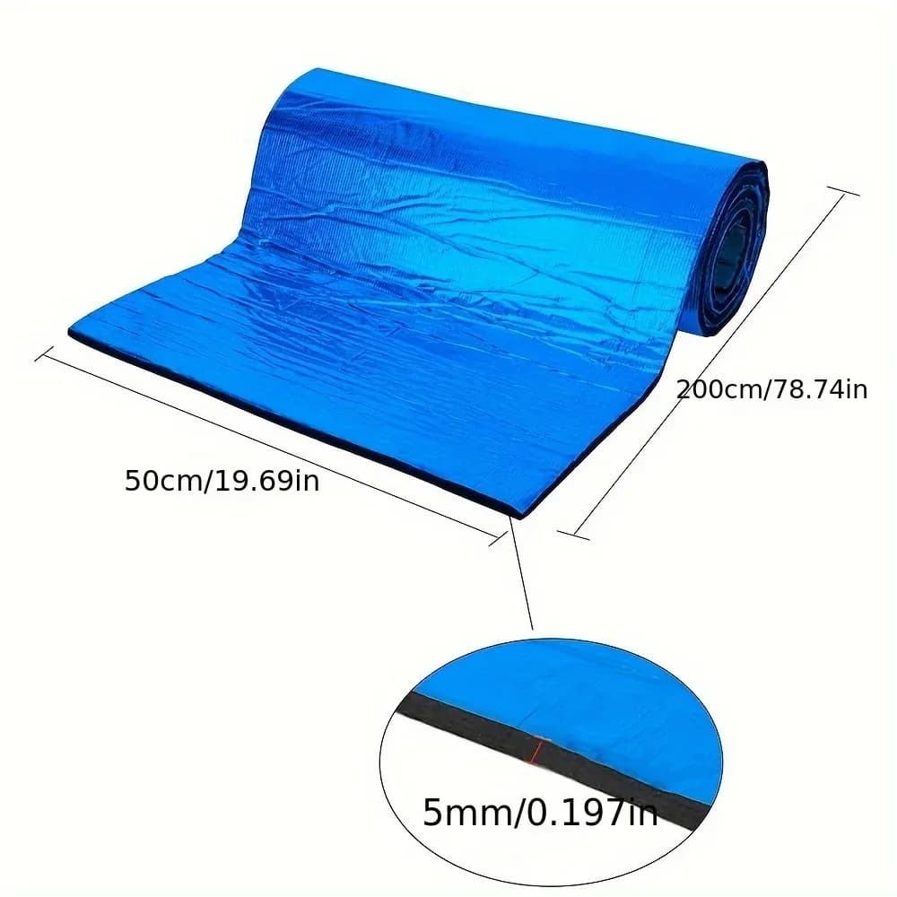 Mousse d'isolation thermique et acoustique autocollante en aluminium pour voiture slide 4