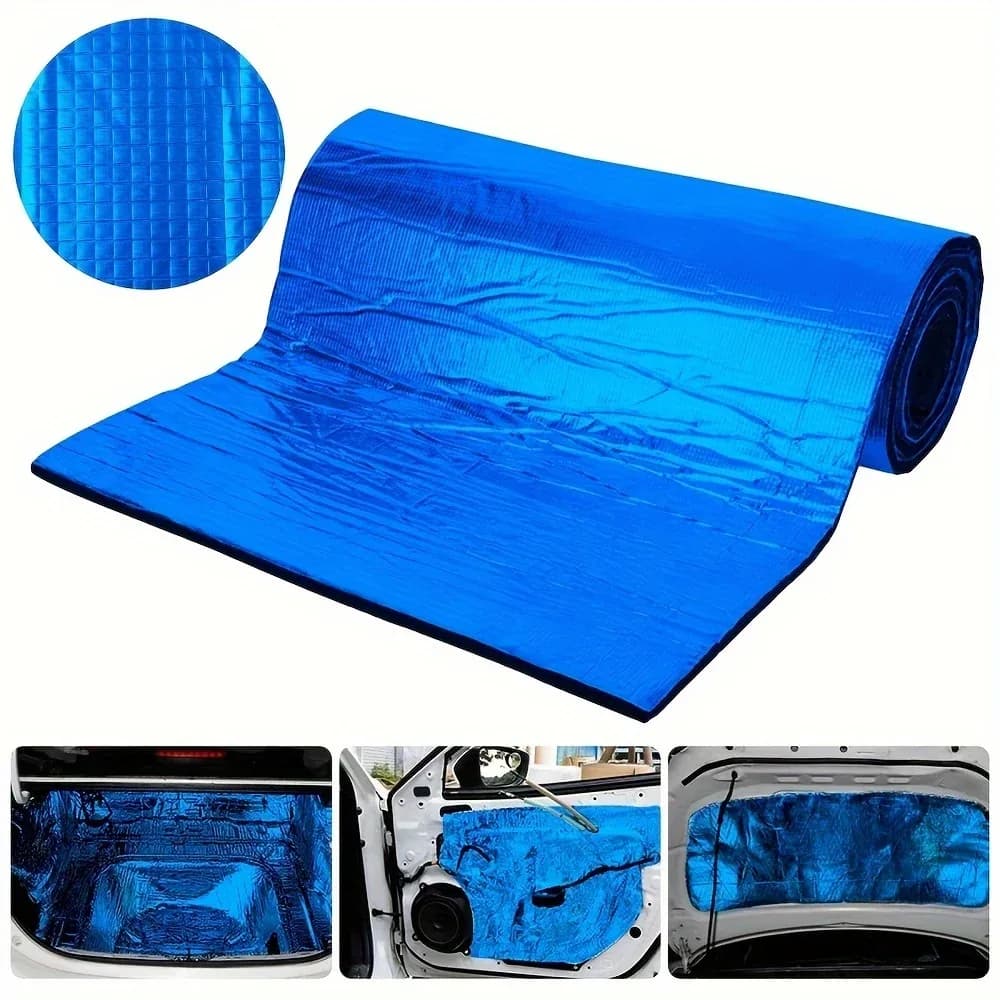 Mousse d'isolation thermique et acoustique autocollante en aluminium pour voiture slide 3