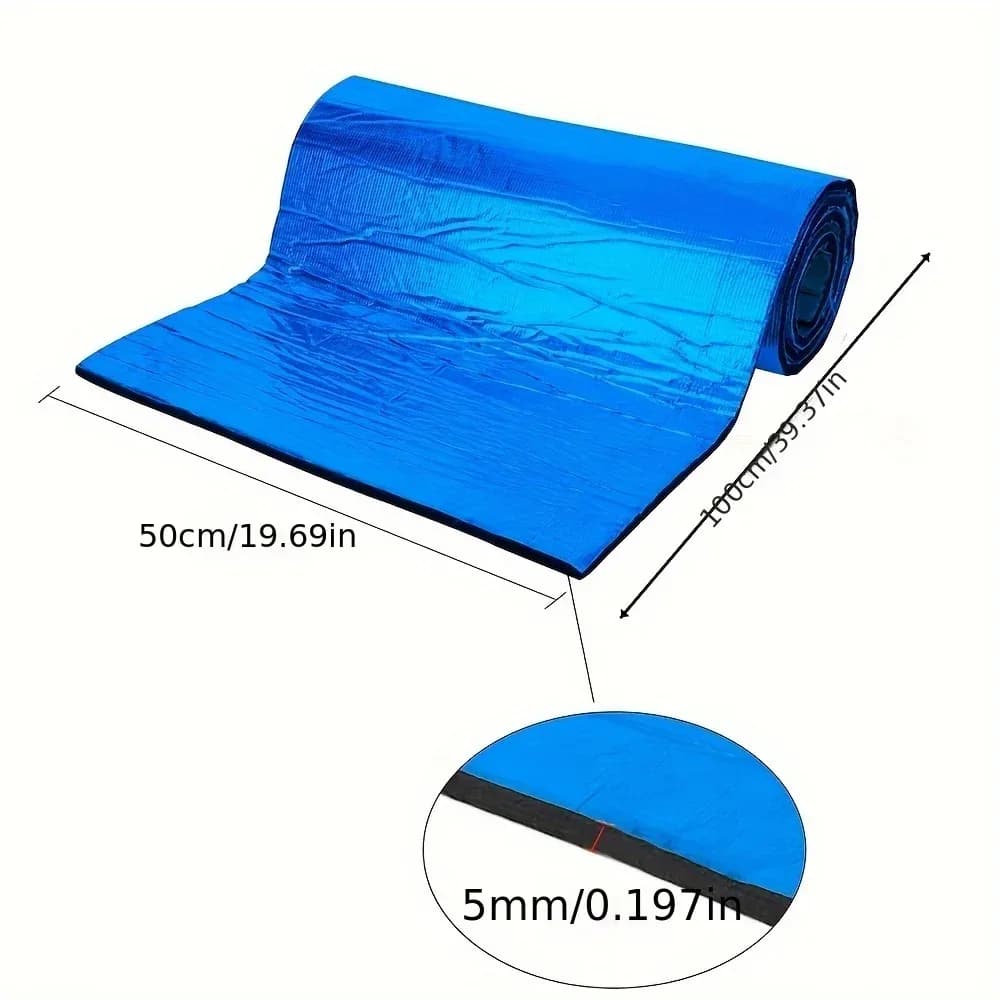 Mousse d'isolation thermique et acoustique autocollante en aluminium pour voiture slide 6