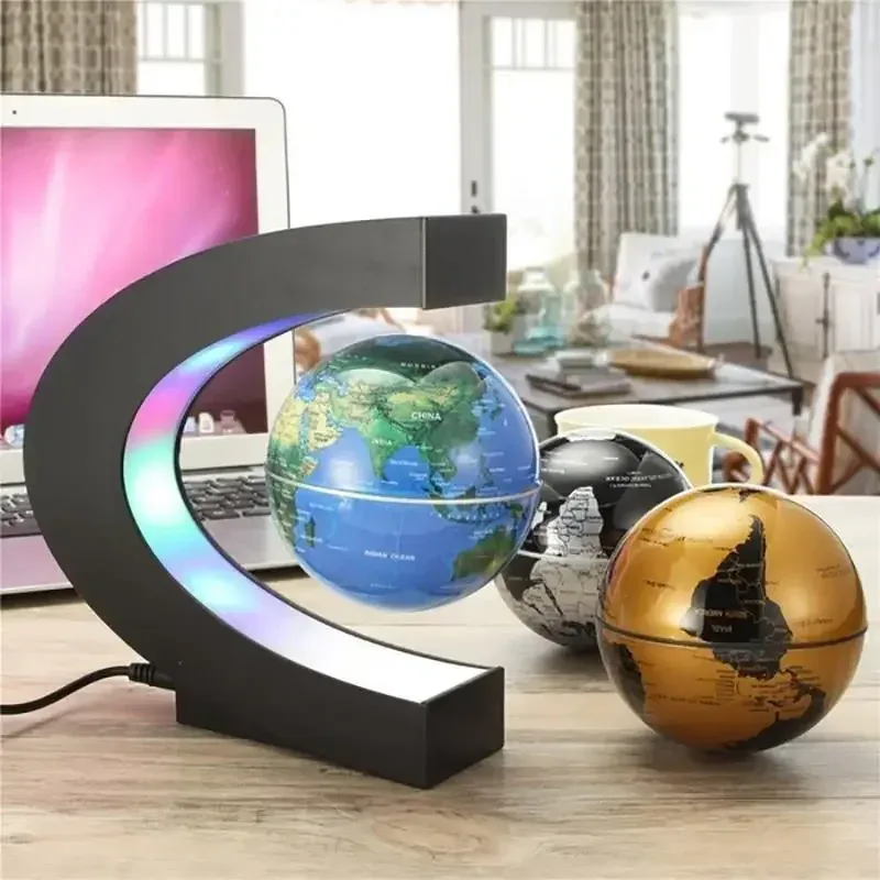Globe Terrestre à Lévitation Magnétique avec Éclairage LED - Image 2