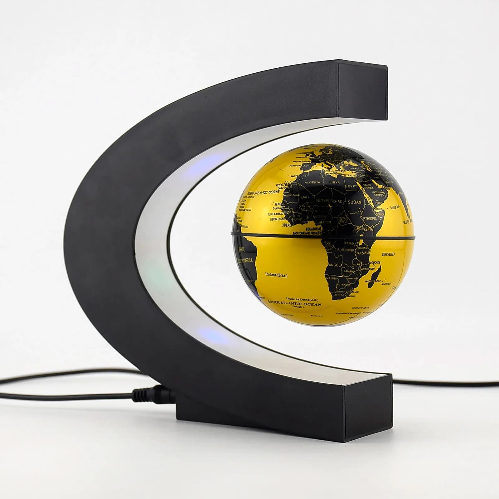 Globe Terrestre à Lévitation Magnétique avec Éclairage LED slide 9
