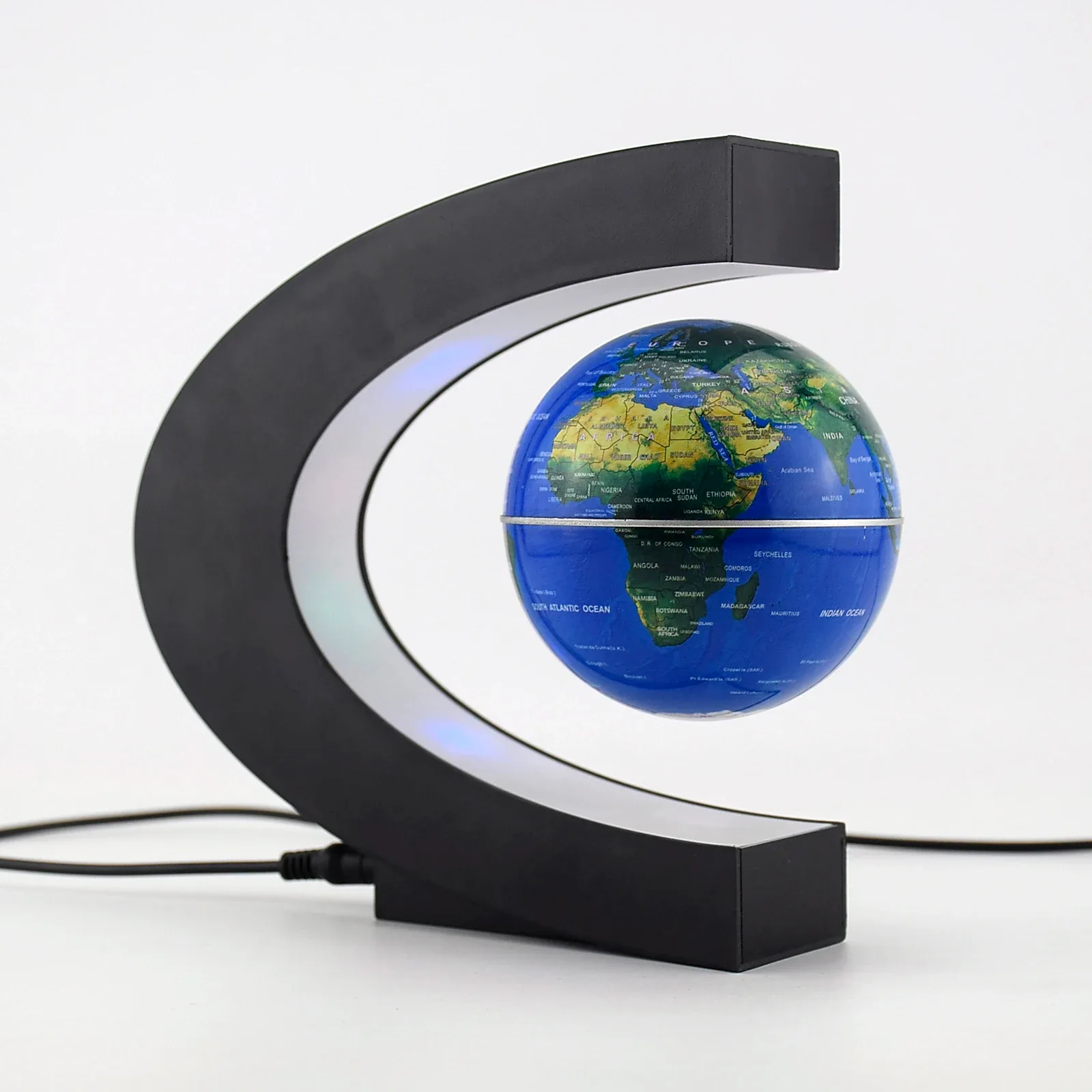 Globe Terrestre à Lévitation Magnétique avec Éclairage LED slide 8
