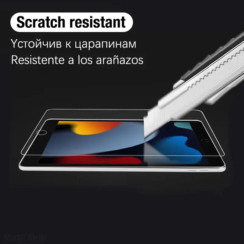 Protection d'écran en verre trempé pour iPad (Pro, Air, Mini, 10.2, 10.5, 11, 12.9) slide 2