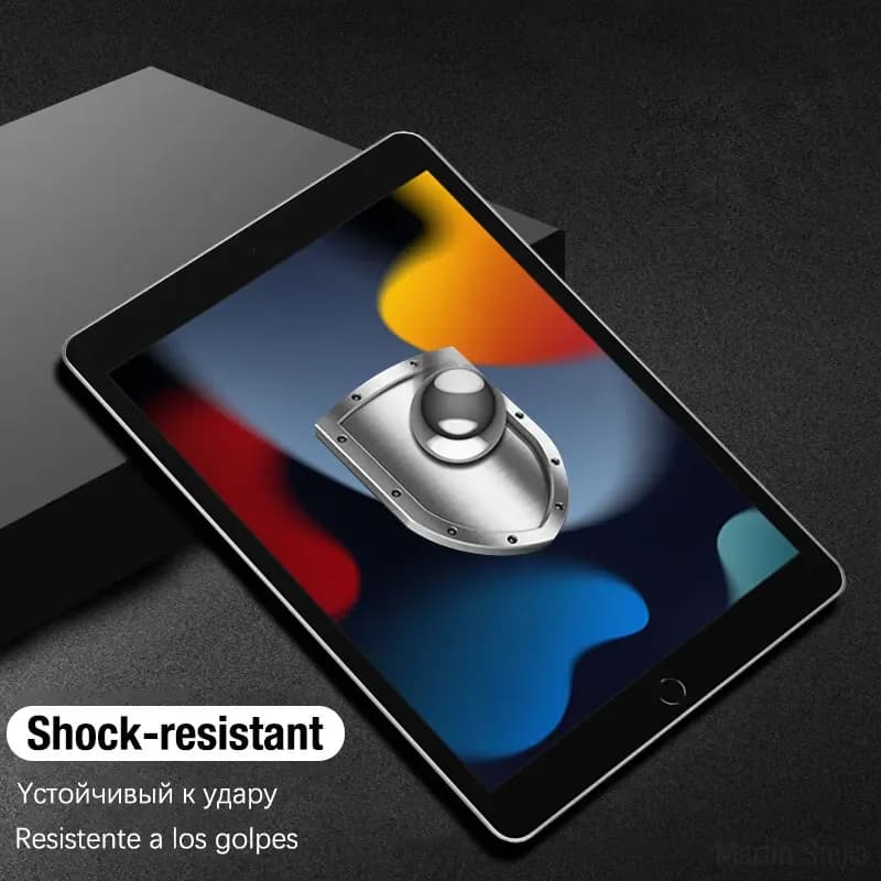 Protection d'écran en verre trempé pour iPad (Pro, Air, Mini, 10.2, 10.5, 11, 12.9) slide 3