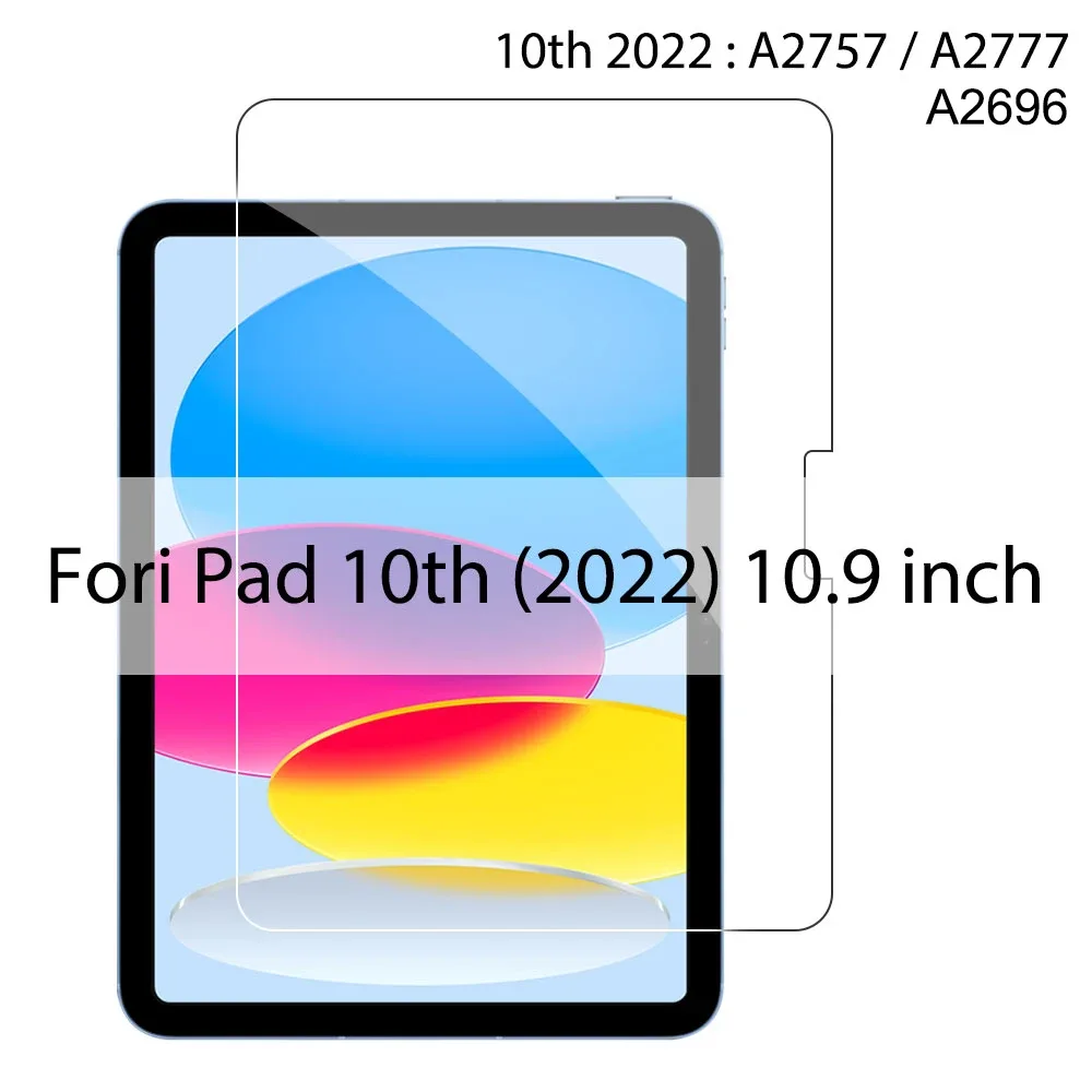 Protection d'écran en verre trempé pour iPad (Pro, Air, Mini, 10.2, 10.5, 11, 12.9) slide 16