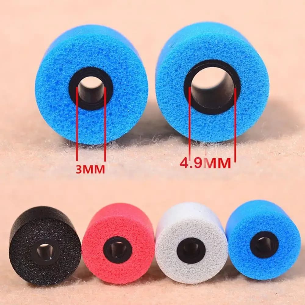 Embouts en mousse à mémoire de forme pour écouteurs intra-auriculaires (T100, T200, T300, T400)
