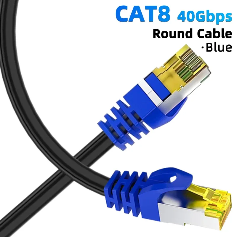 Câble Ethernet Cat 8 Haute Vitesse, 40 Gbit/s, 2000 MHz, RJ45 slide 7