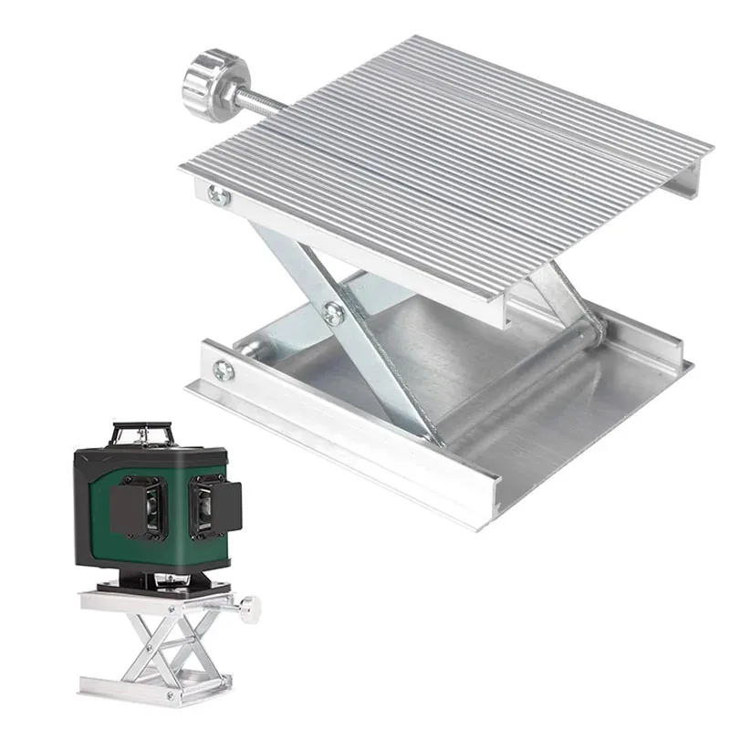 Plate-forme de levage à ciseaux 90 mm en alliage d'aluminium pour laboratoire et niveau laser