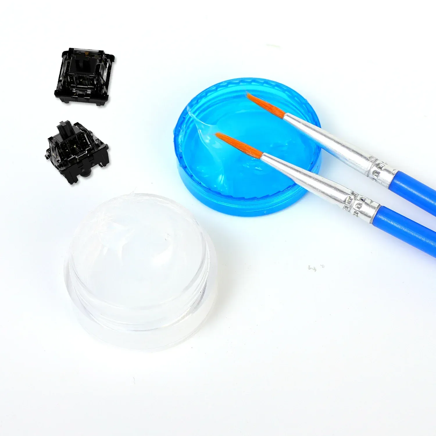 Kit de lubrification 4-en-1 pour clavier mécanique avec pinceau et extracteur de touches slide 2
