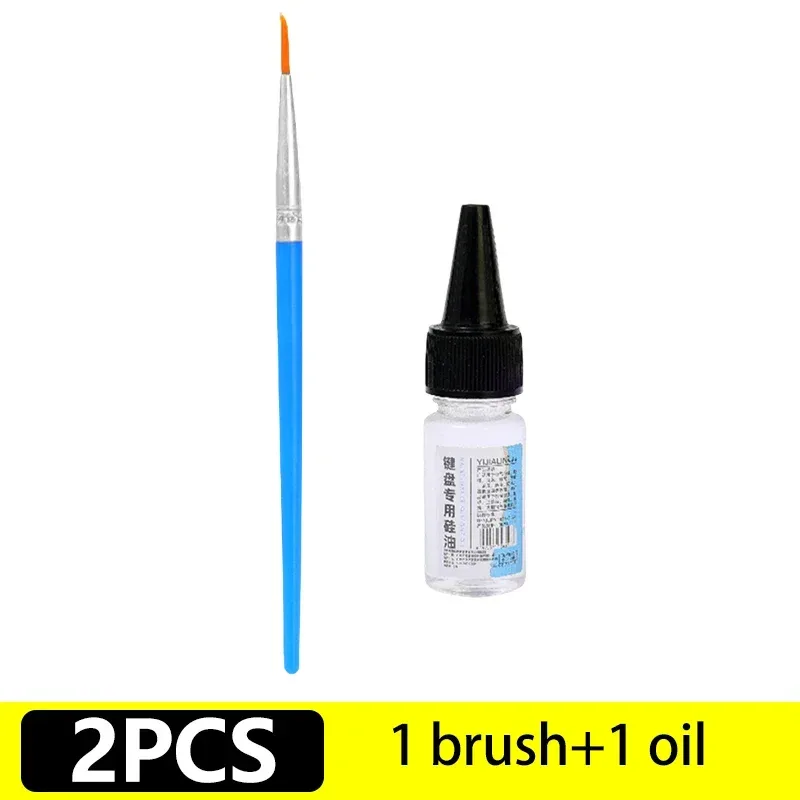 Kit de lubrification 4-en-1 pour clavier mécanique avec pinceau et extracteur de touches slide 15