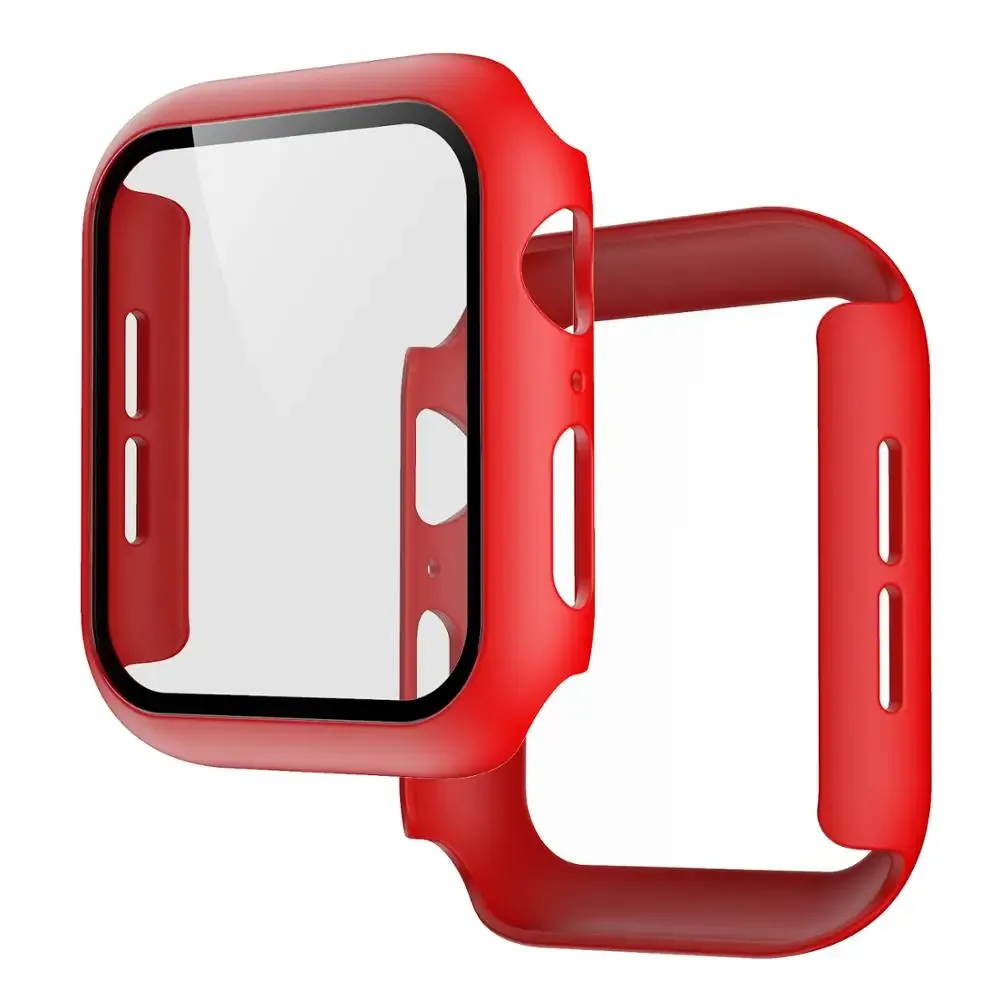 Coque de protection avec verre trempé pour Apple Watch Series 8, 7, 6, 5, 4, 3, SE (38/40/42/44 mm) slide 12