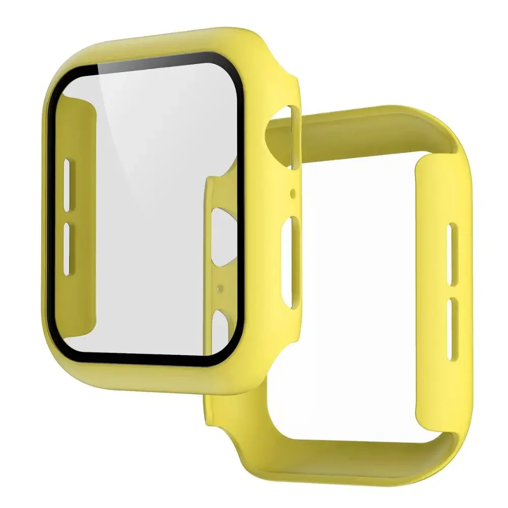 Coque de protection avec verre trempé pour Apple Watch Series 8, 7, 6, 5, 4, 3, SE (38/40/42/44 mm) slide 9