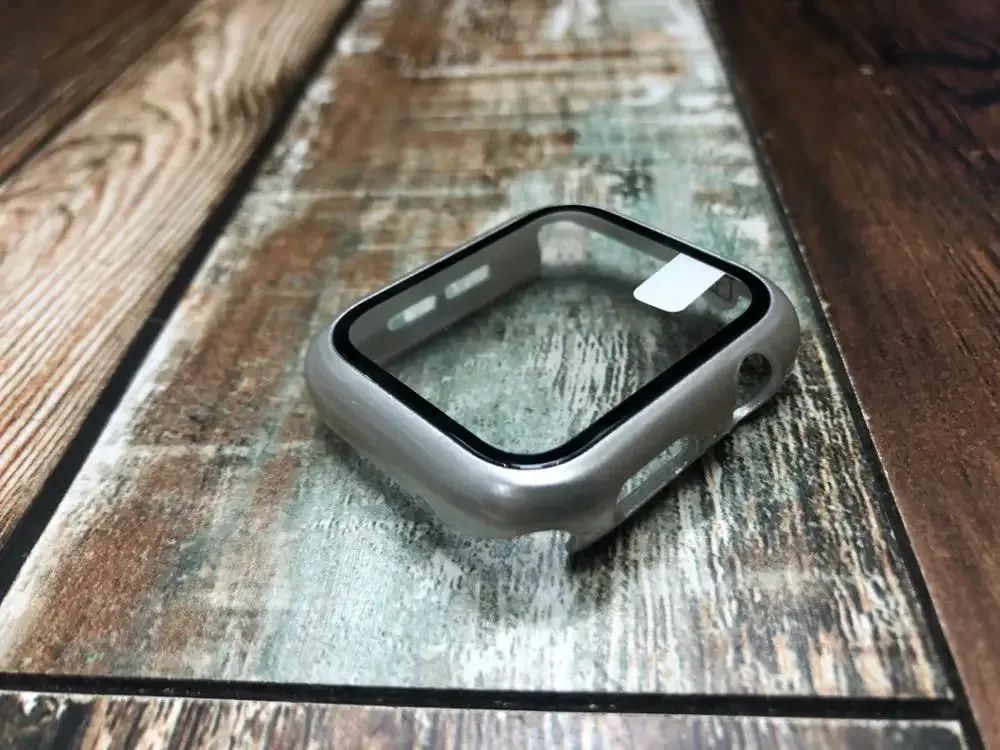 Coque de protection avec verre trempé pour Apple Watch Series 8, 7, 6, 5, 4, 3, SE (38/40/42/44 mm) slide 7