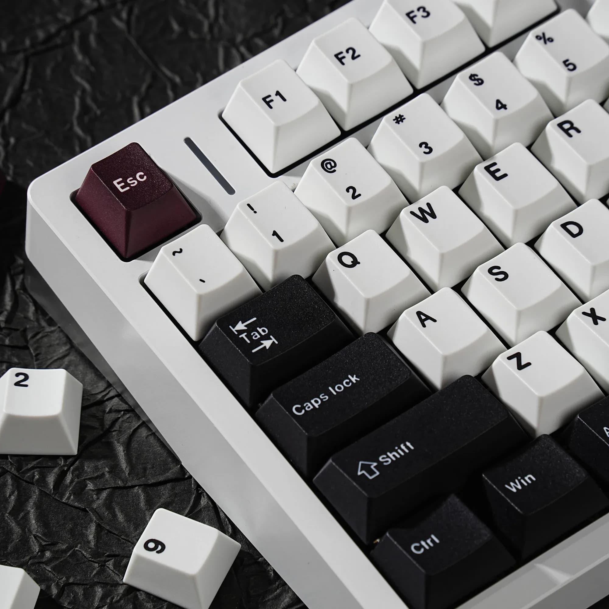 Keycaps PBT Dye-Sub Profil Cherry - Layout ISO (Français, Allemand, Espagnol, Coréen, Russe) pour Clavier Mécanique MX - Image 6