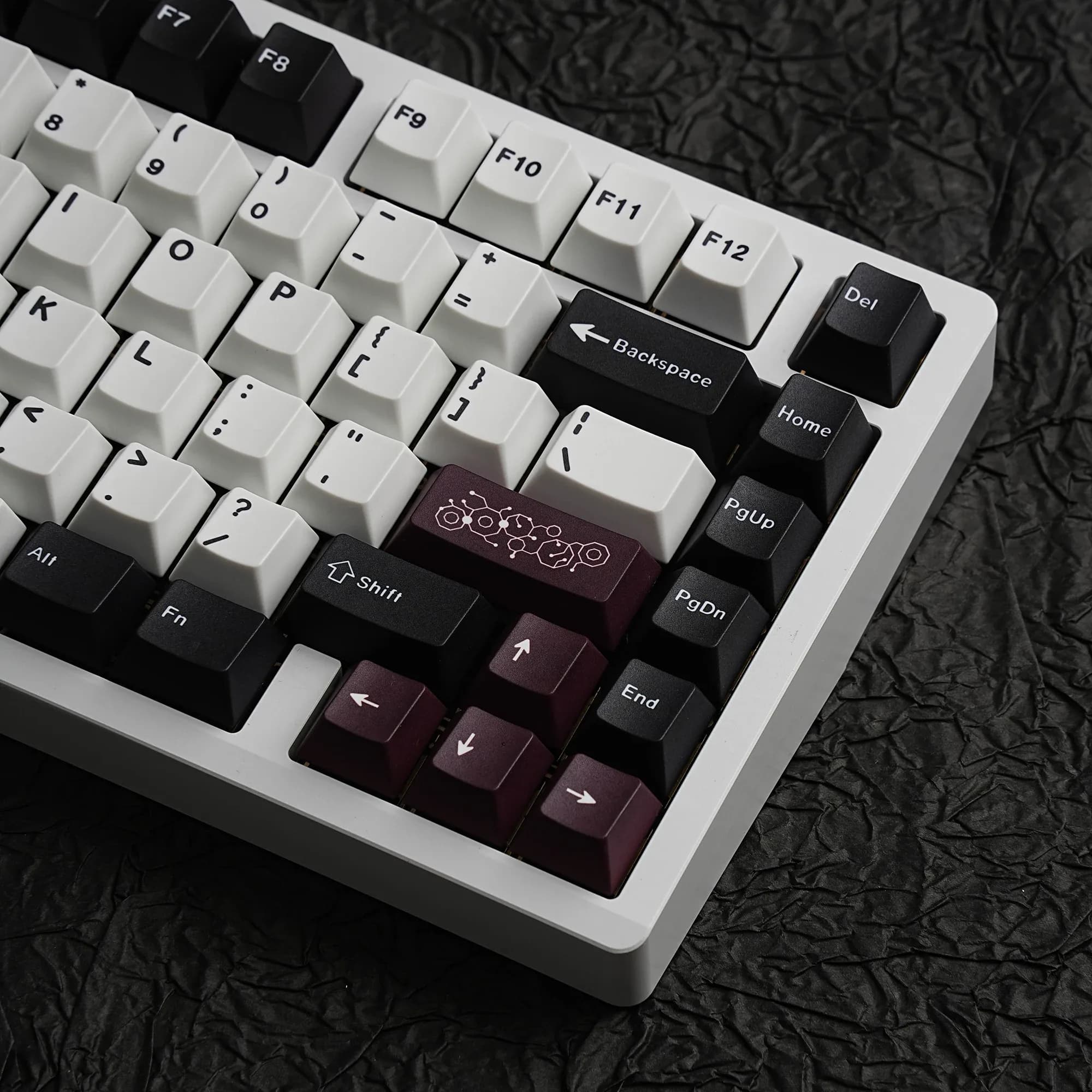 Keycaps PBT Dye-Sub Profil Cherry - Layout ISO (Français, Allemand, Espagnol, Coréen, Russe) pour Clavier Mécanique MX - Image 1