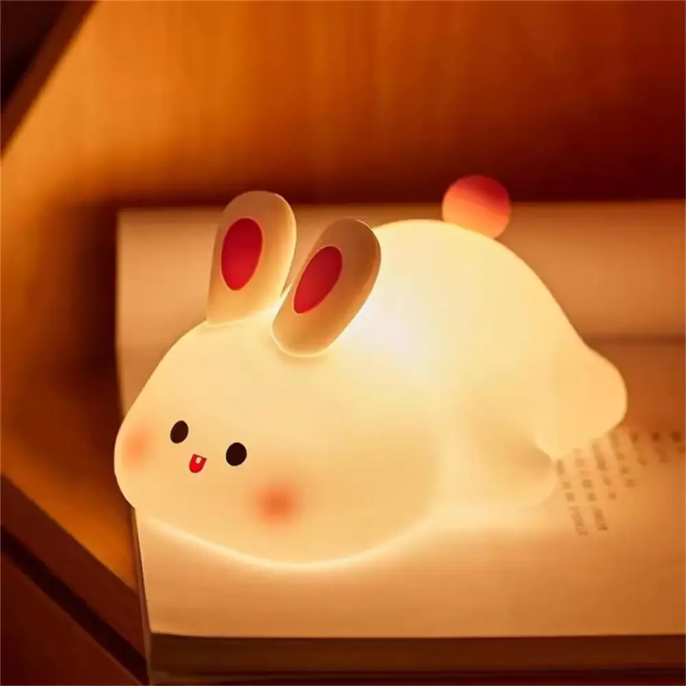 Veilleuse Lapin Tactile Rechargeable pour Enfant slide 17