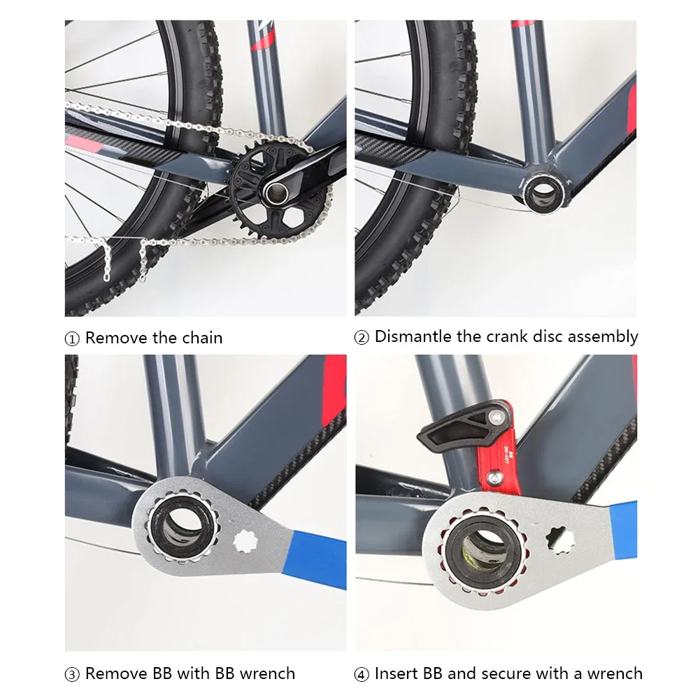 Guide-chaîne TOOPRE ISCG 03 / ISCG 05 / Montage BB pour plateaux 30-40T slide 5