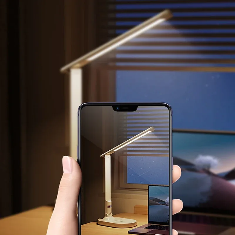 Lampe de bureau LED tactile et pliable - Rechargeable USB - Image 4