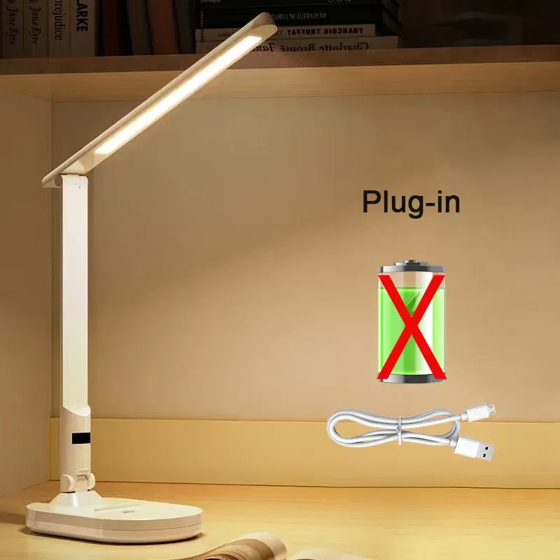 Lampe de bureau LED tactile et pliable - Rechargeable USB slide 7